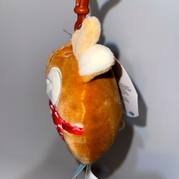 Dawn the Fawn 3.5 " Squishmallow Clip Stuffed Plush - Picture 2 of 5